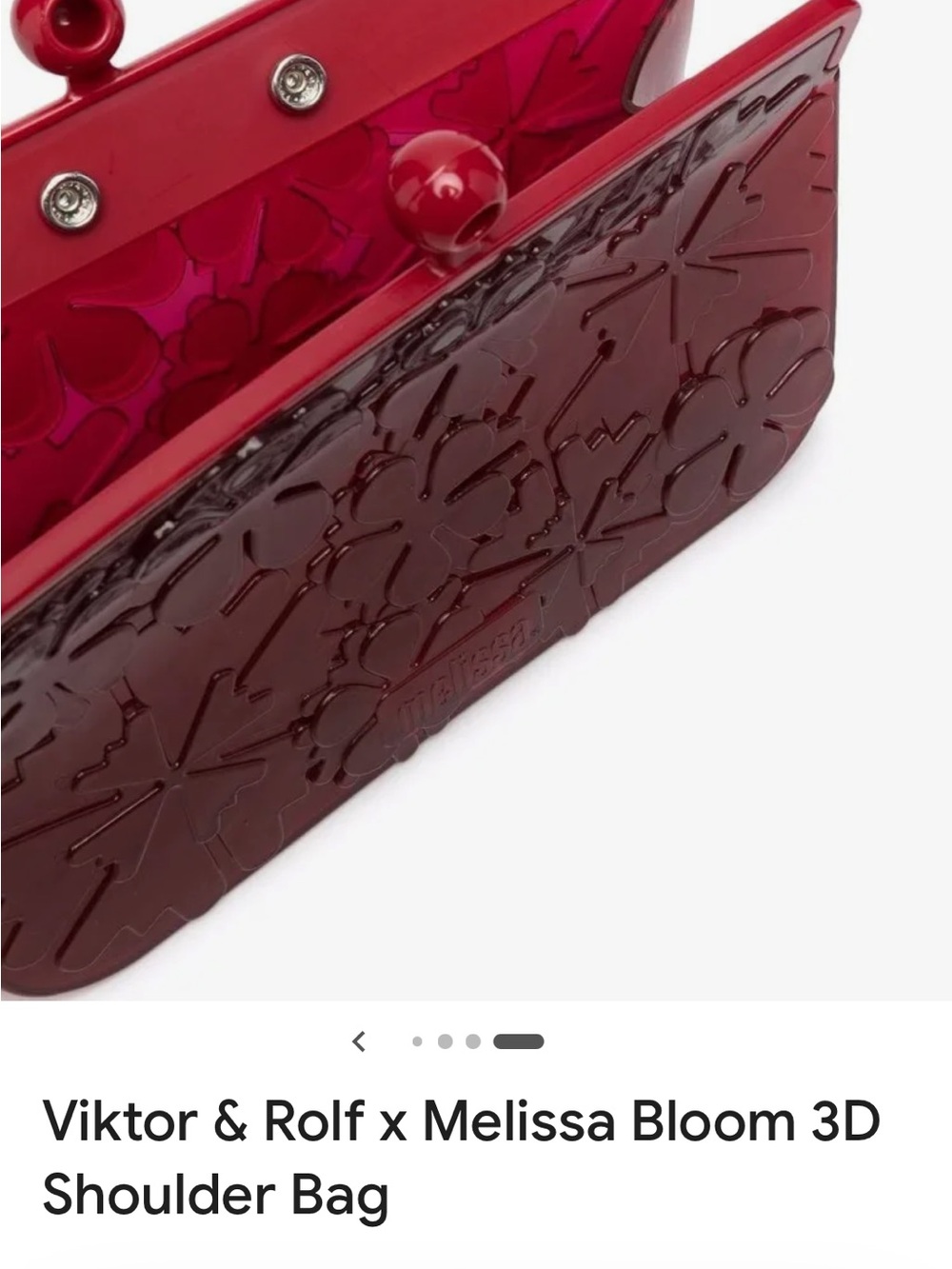 Viktor & Rolf x Melissa Bloom 3D
Shoulder Bag and Floral Jelly Sandals Set - Picture 4 of 9